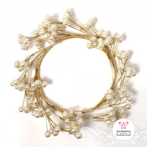 Винтажное декоративное кольцо ''Золотая жемчужина''